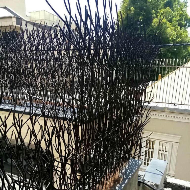 ساخت حفاظ شاخ گوزنی روی دیوار آپارتمانی و ویلا