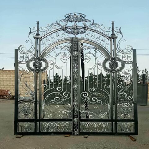 درب حیاط آهنی جدید و ارزان اقتصادی