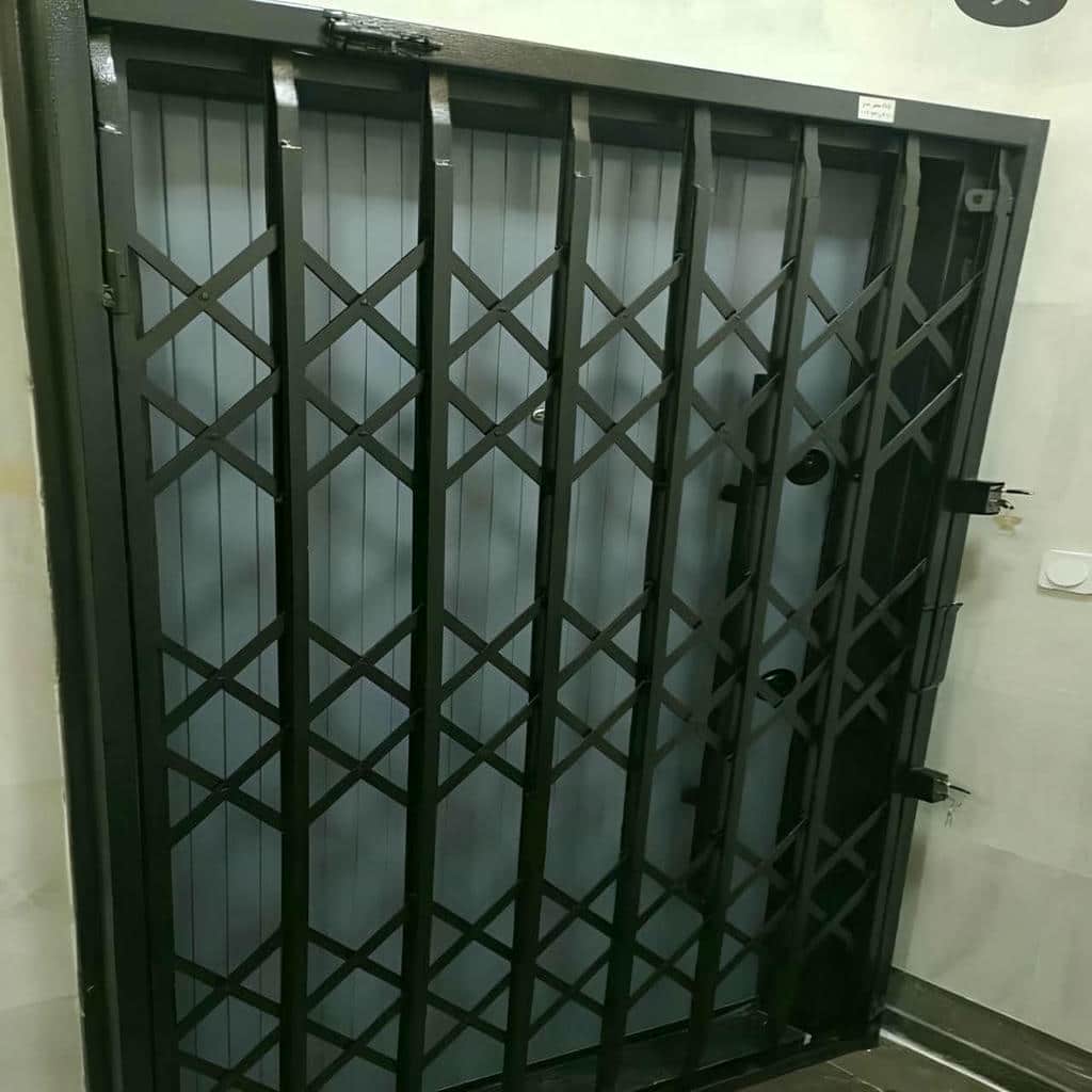 خرید درب آکاردئونی آپارتمان تقویت‌شده در بابل