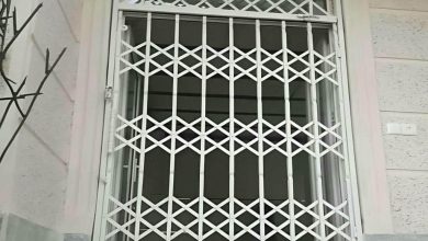 درب آکاردئونی آپارتمان در ارومیه