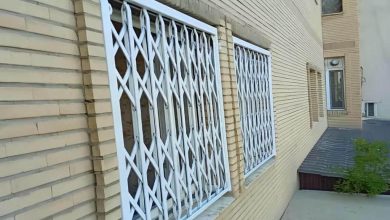 درب آکاردئونی آپارتمان در استان مازندران