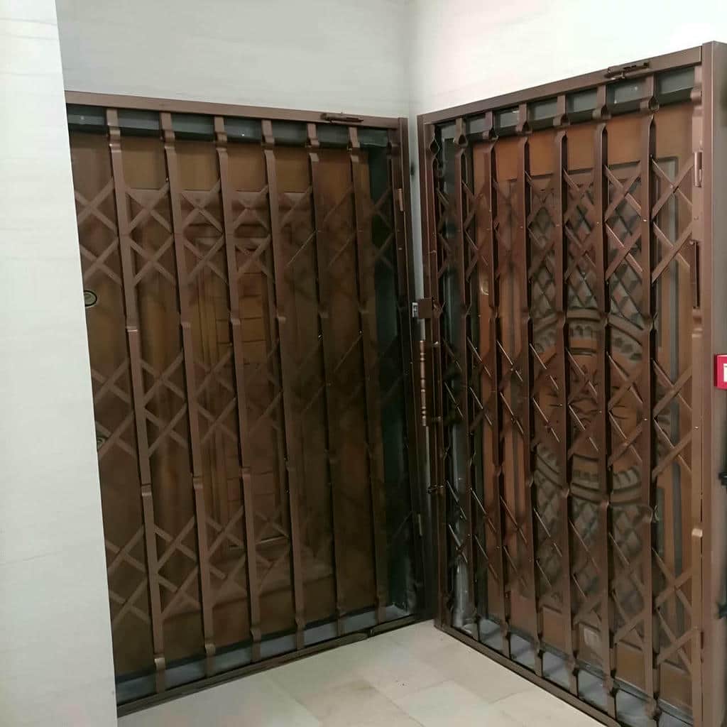 فروش درب آکاردئونی قفل کتابی در نوشهر