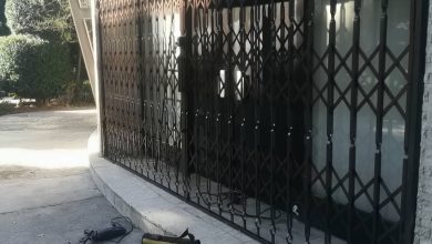 درب آکاردئونی در کمال شهر