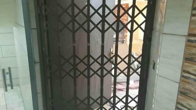 درب آکاردئونی در لواسان