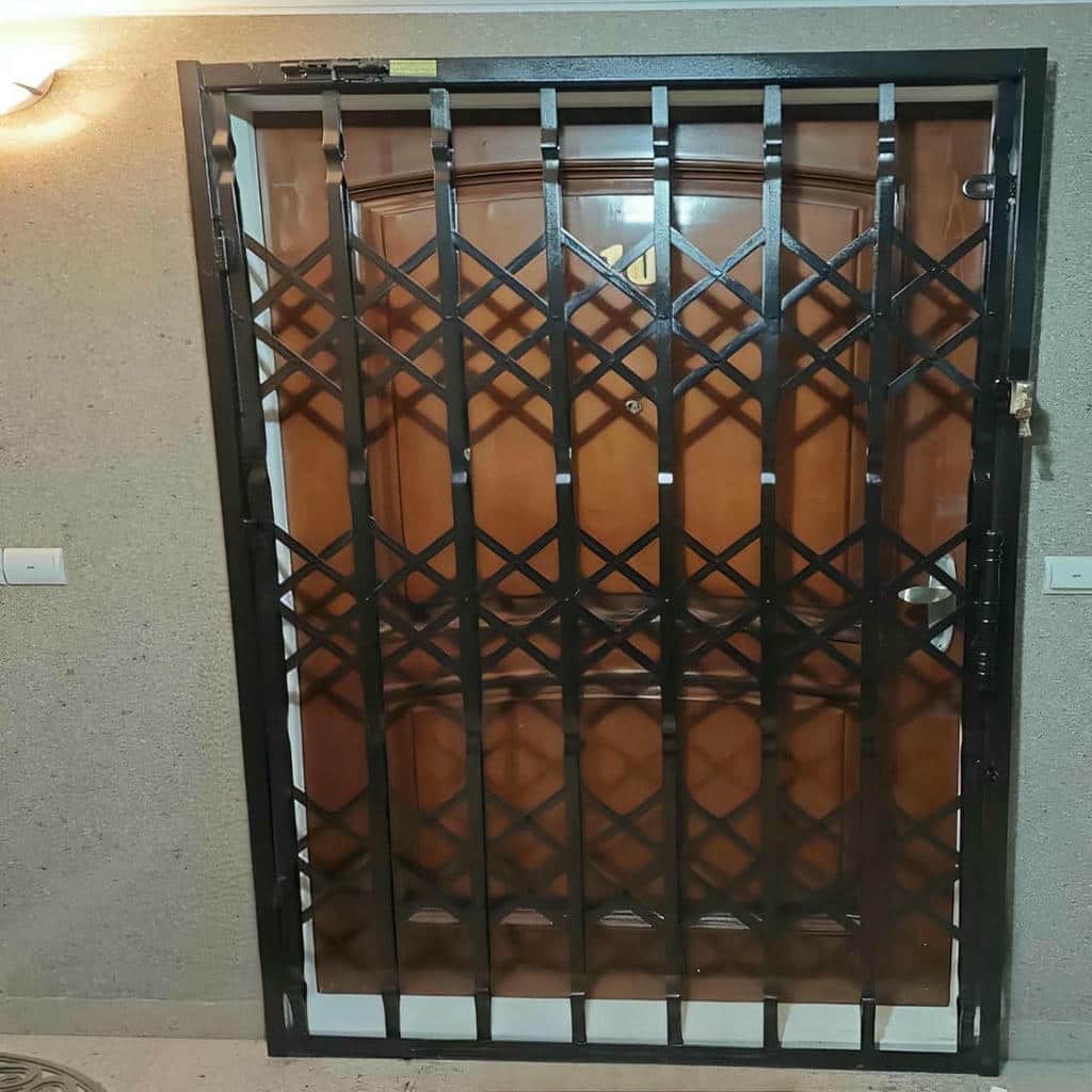 فروش درب آکاردئونی آپارتمان قفل مخفی در قزوین