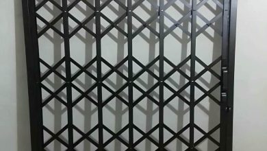 درب آکاردئونی در فردیس کرج