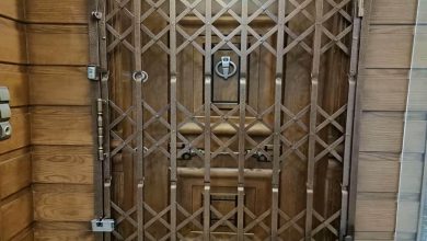 درب آکاردئونی در قشم