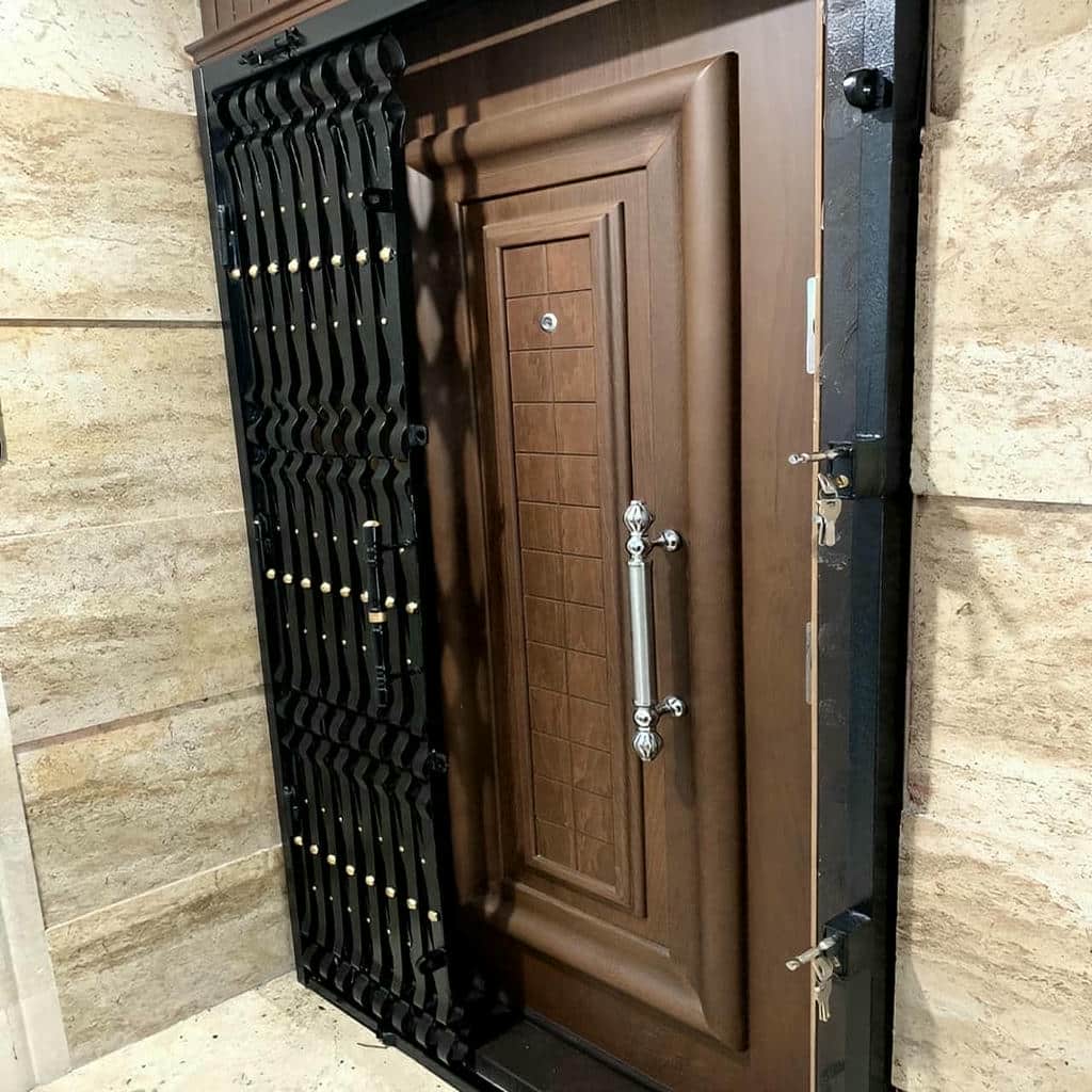 قیمت درب آکاردئونی آپارتمان تسمه ضخیم در کردان