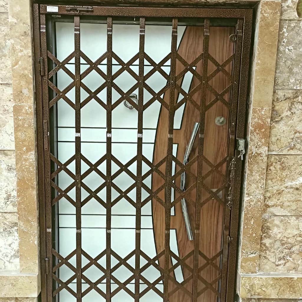 قیمت درب آکاردئونی آپارتمان ضدزنگ در آمل