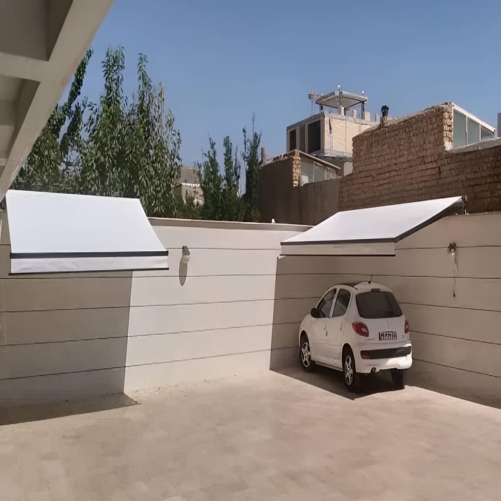 نصب سایبان برقی ضدآب ریموت‌دار در بندرعباس