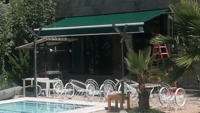 سایبان ضد آب در بندر دیلم