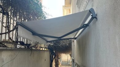 سایبان ضد آب در بندر انزلی