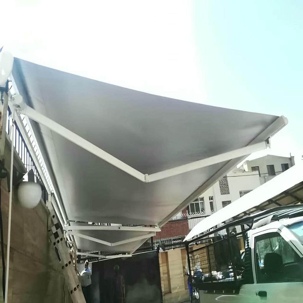 خرید سایبان برقی ضد آب بازویی در اراک