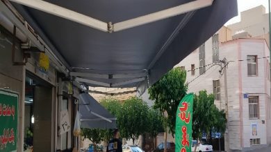 سایبان برقی ضد آب در بابل