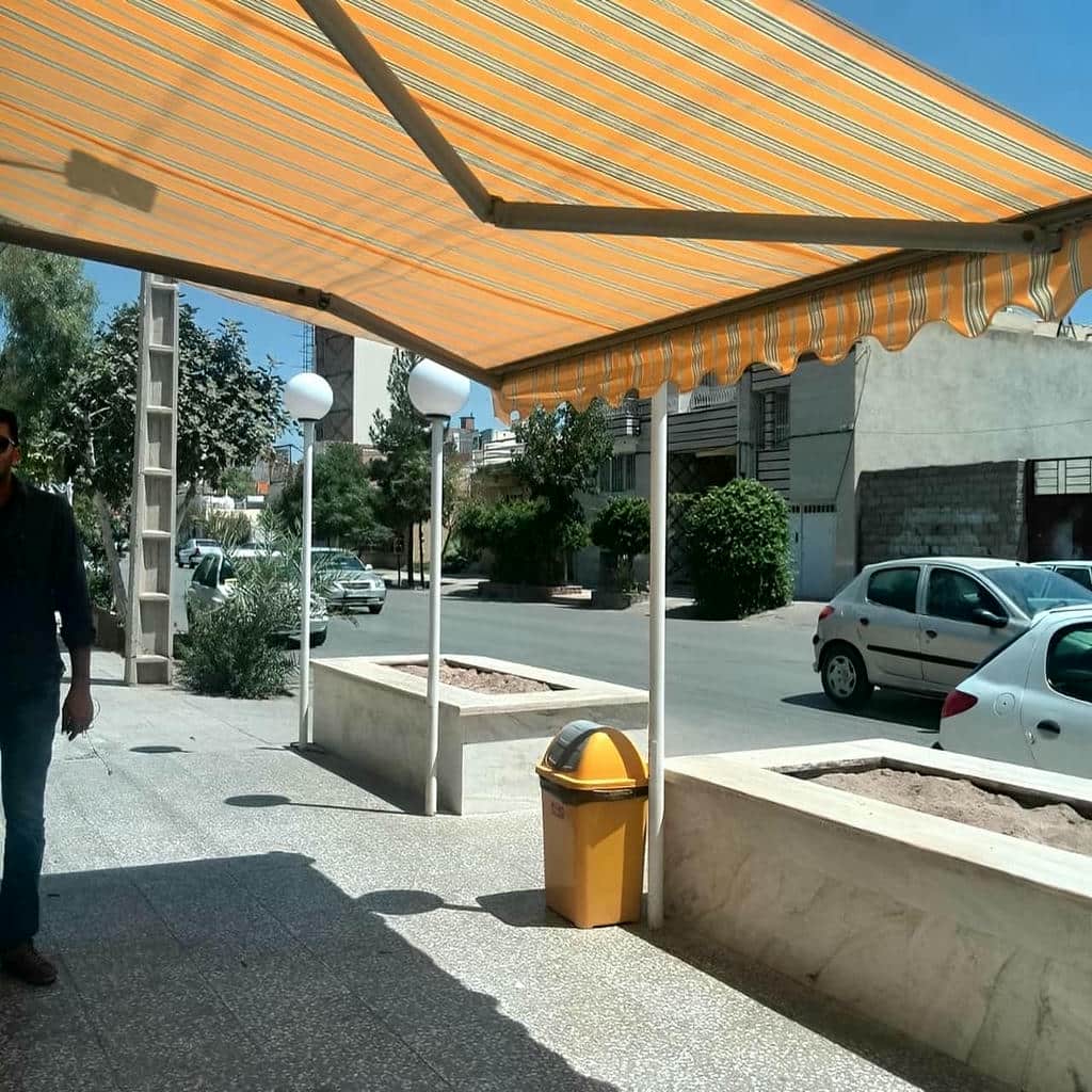 سایبان برقی ضد آب در رشت