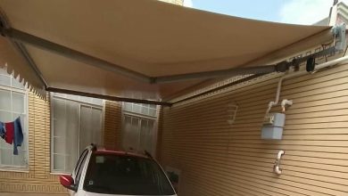 سایبان برقی ضدآب در کمال شهر
