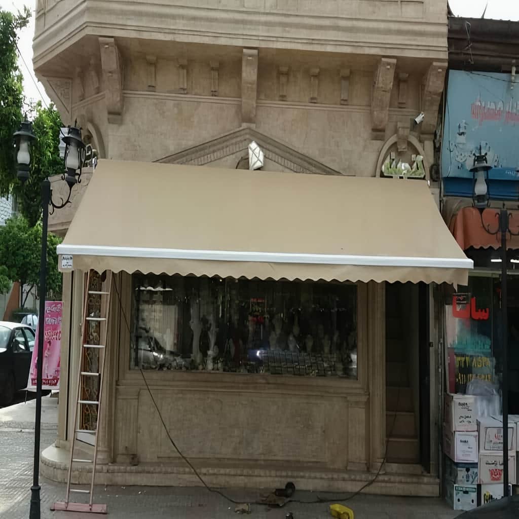 نصب سایبان برقی ضد آب استاندارد در آبسرد نصب سایبان برقی ضد آب استاندارد در آبسرد