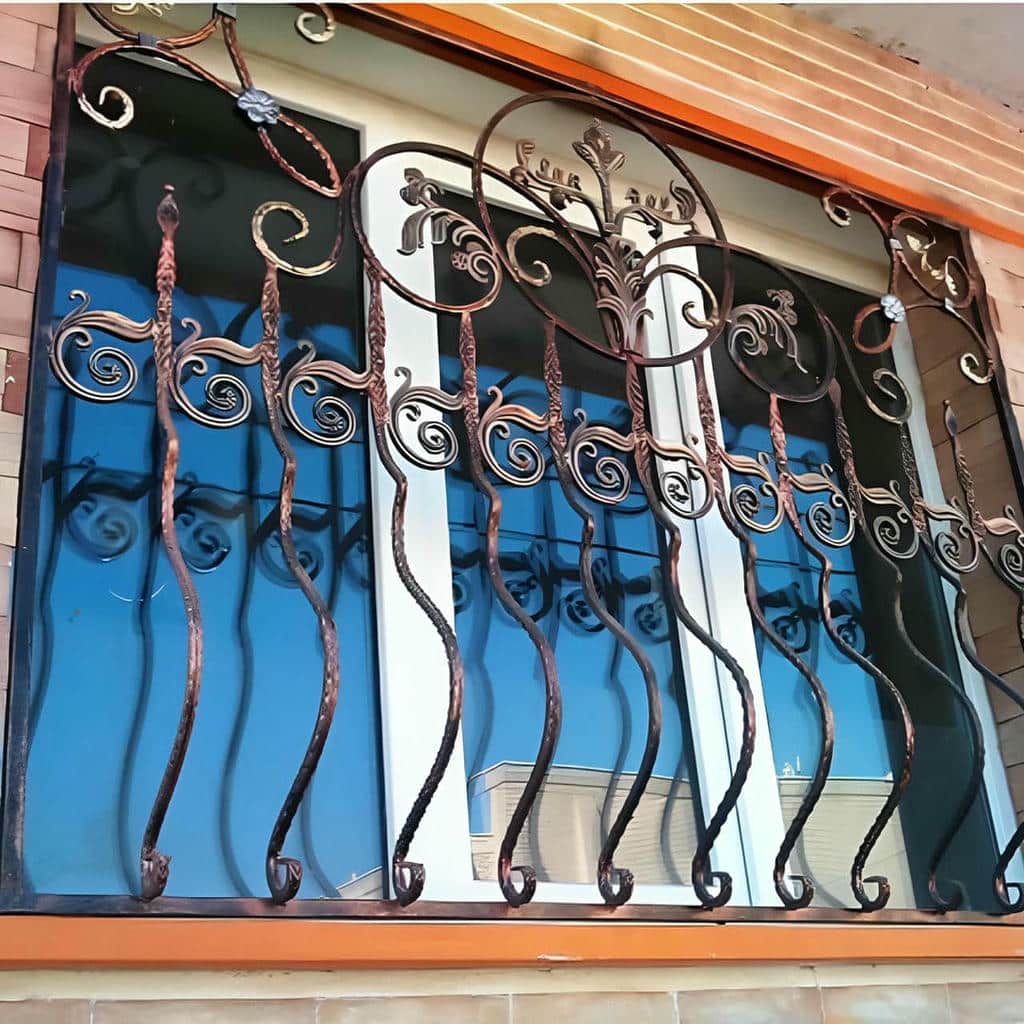فروش حفاظ پنجره فرفورژه ثابت در عظیمیه کرج