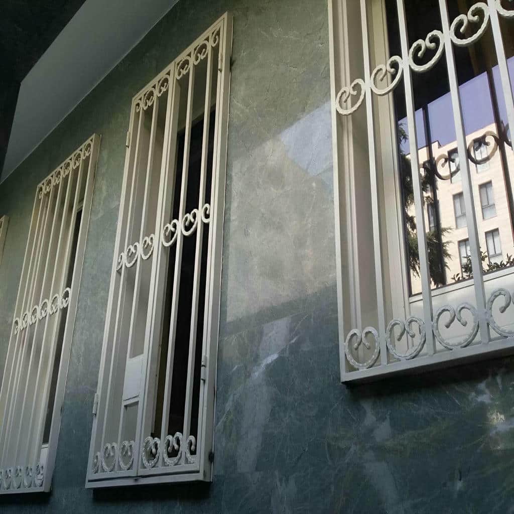 خرید حفاظ پنجره فرفورژه ساده در ایلام