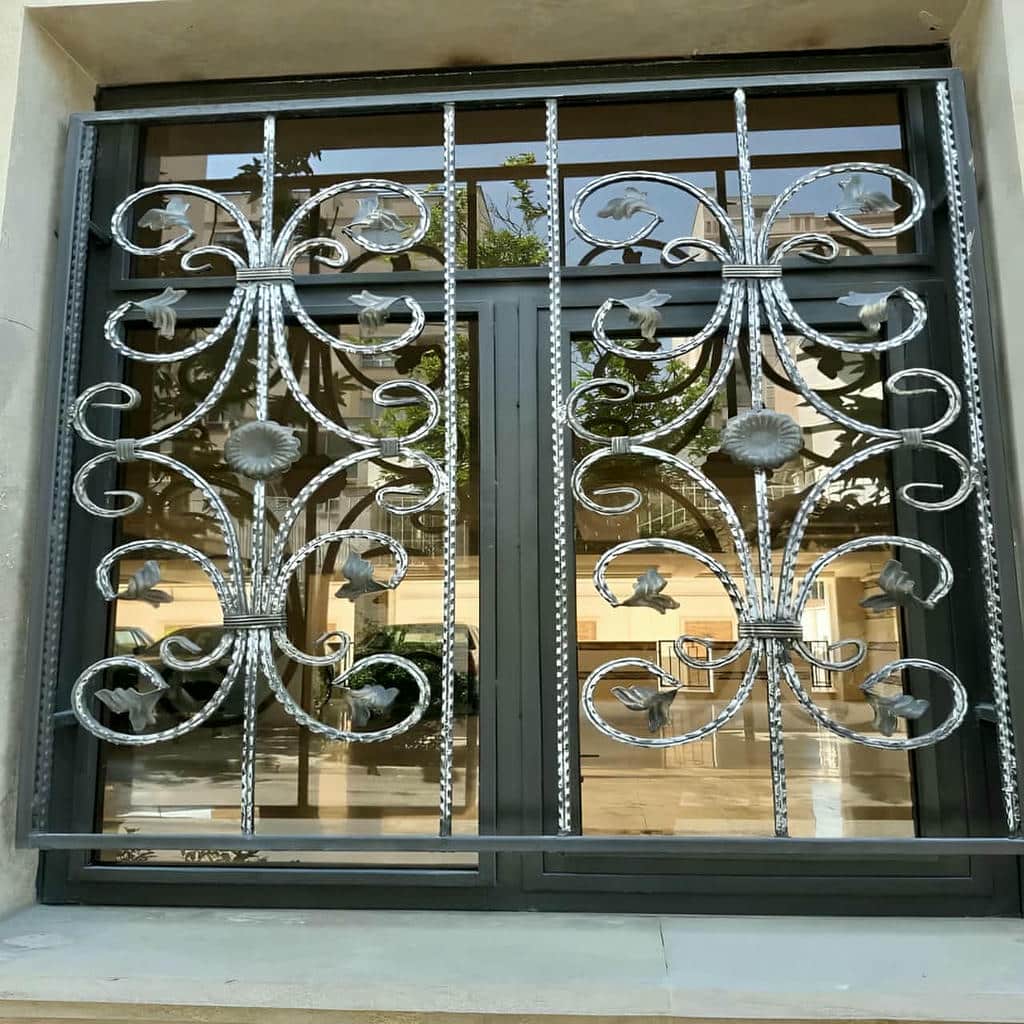فروش حفاظ پنجره فرفورژه ثابت در مشهد