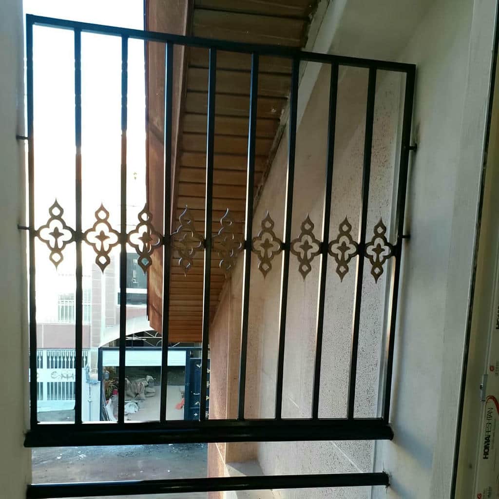فروش حفاظ پنجره فرفورژه ثابت در استان گیلان