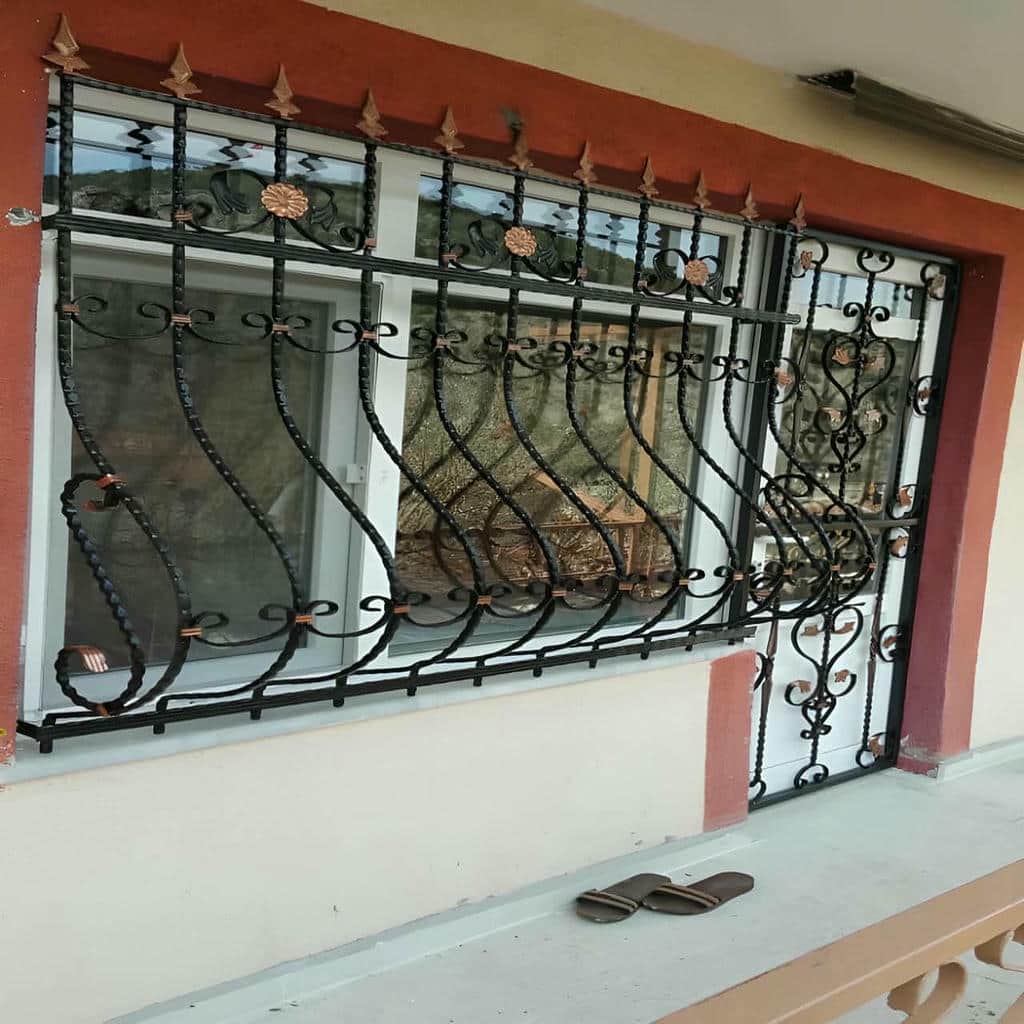 فروش حفاظ پنجره فرفورژه ثابت در ملارد
