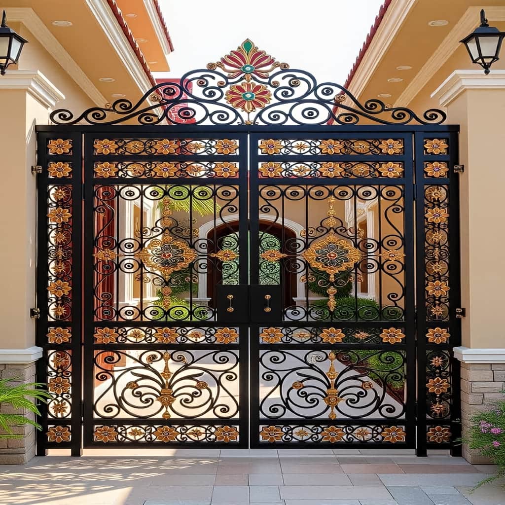 خرید درب حیاط ویلا مدرن در گرگان
