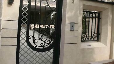درب حیاط ویلا در کرج
