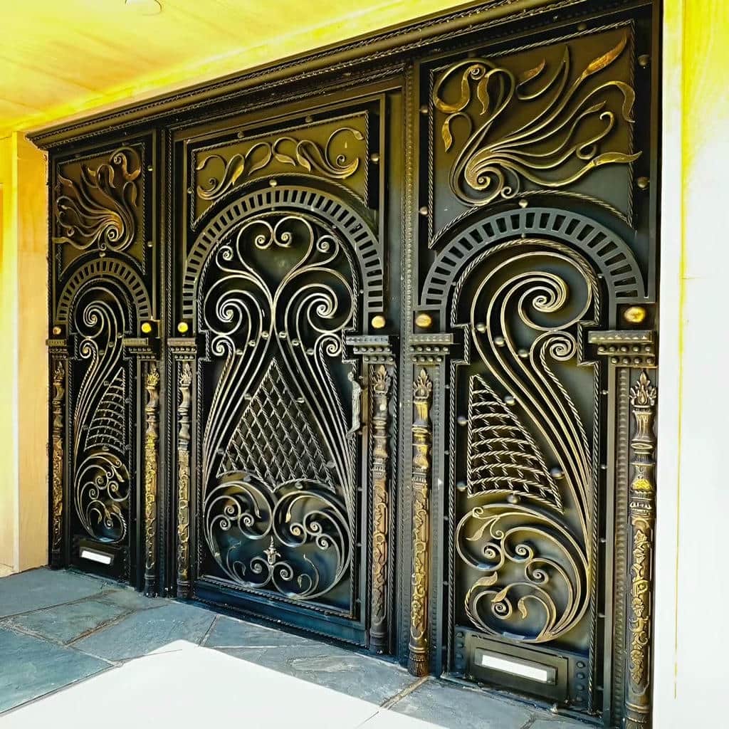 خرید درب حیاط ویلا مدرن در کردان