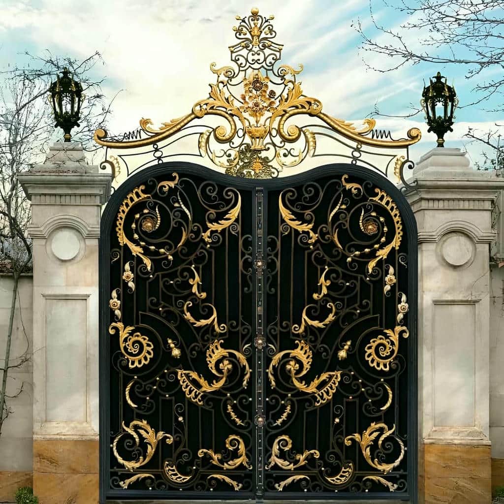 خرید درب حیاط ویلا مدرن در بندر انزلی