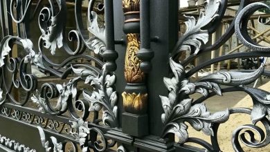 درب حیاط ویلا در آبسرد
