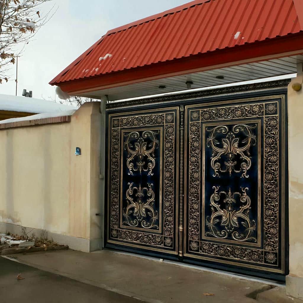 نصب درب حیاط ویلا ساده در کرج نصب درب حیاط ویلا ساده در کرج