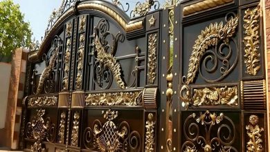 درب حیاط ویلا در رامسر