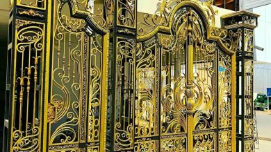 درب حیاط ویلا در سقز
