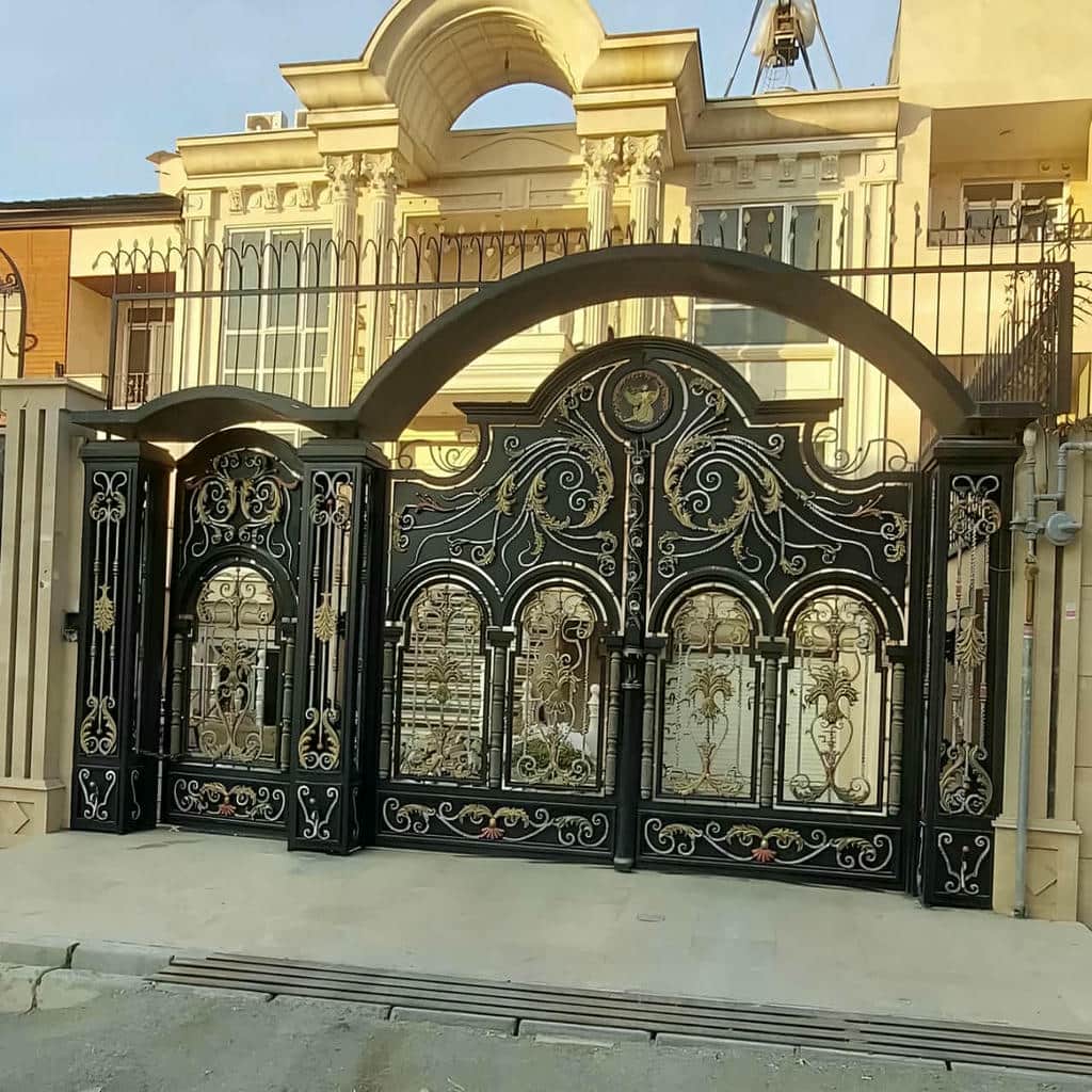 خرید درب حیاط ویلا آهنی در ارومیه