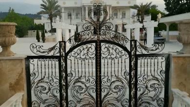 درب حیاط ویلا در قزوین