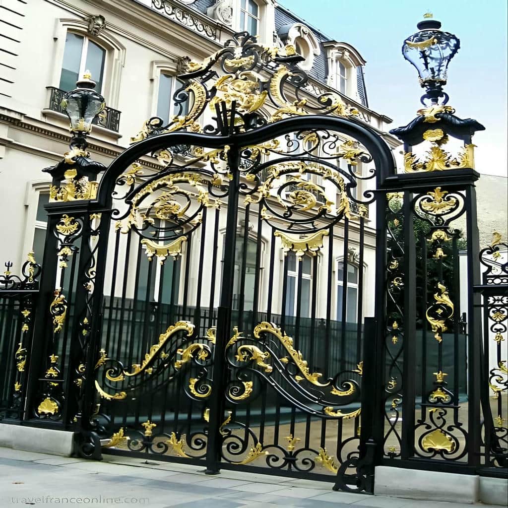 خرید درب حیاط ویلا آهنی در گنبدکاووس
