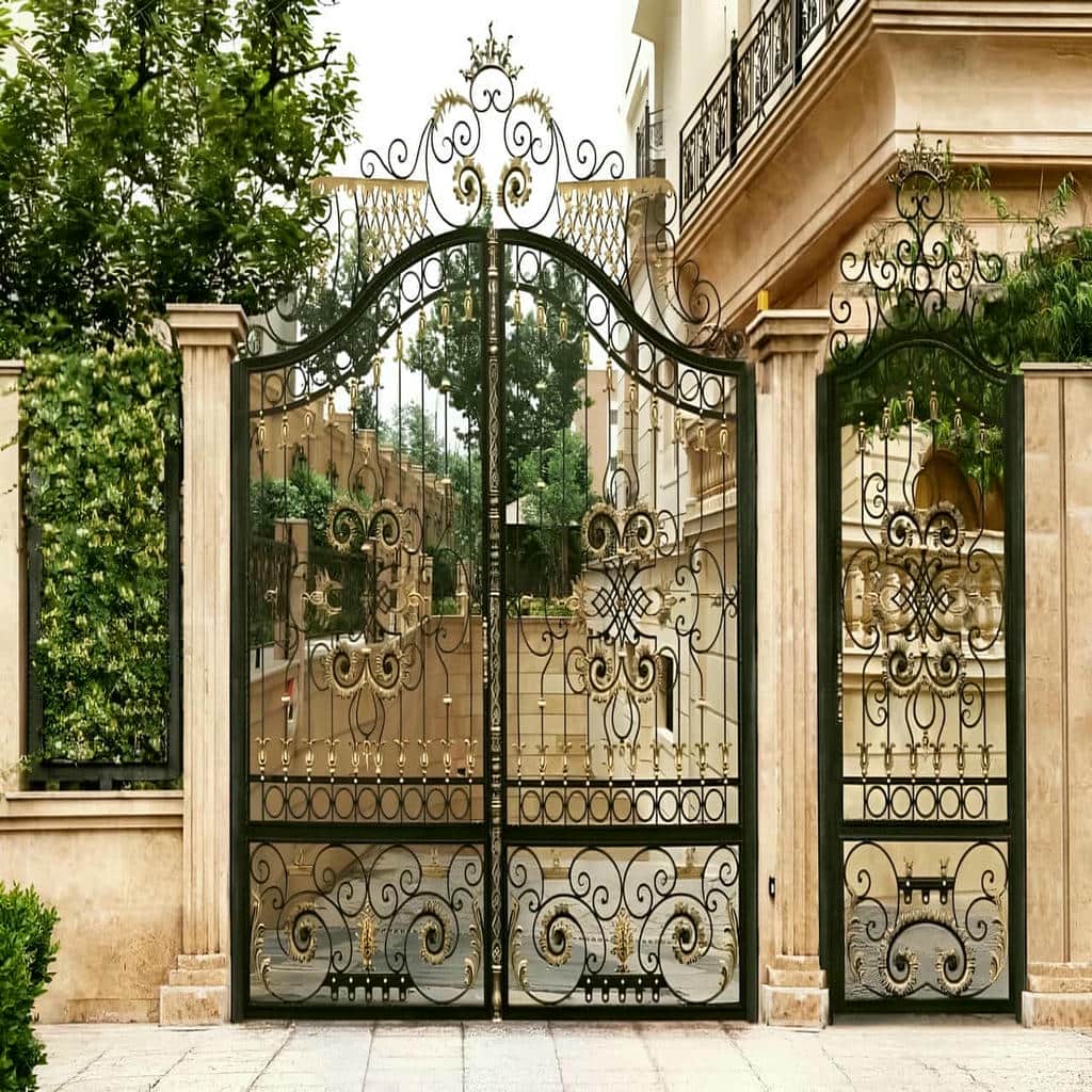 خرید درب حیاط ویلا آهنی در استان خوزستان