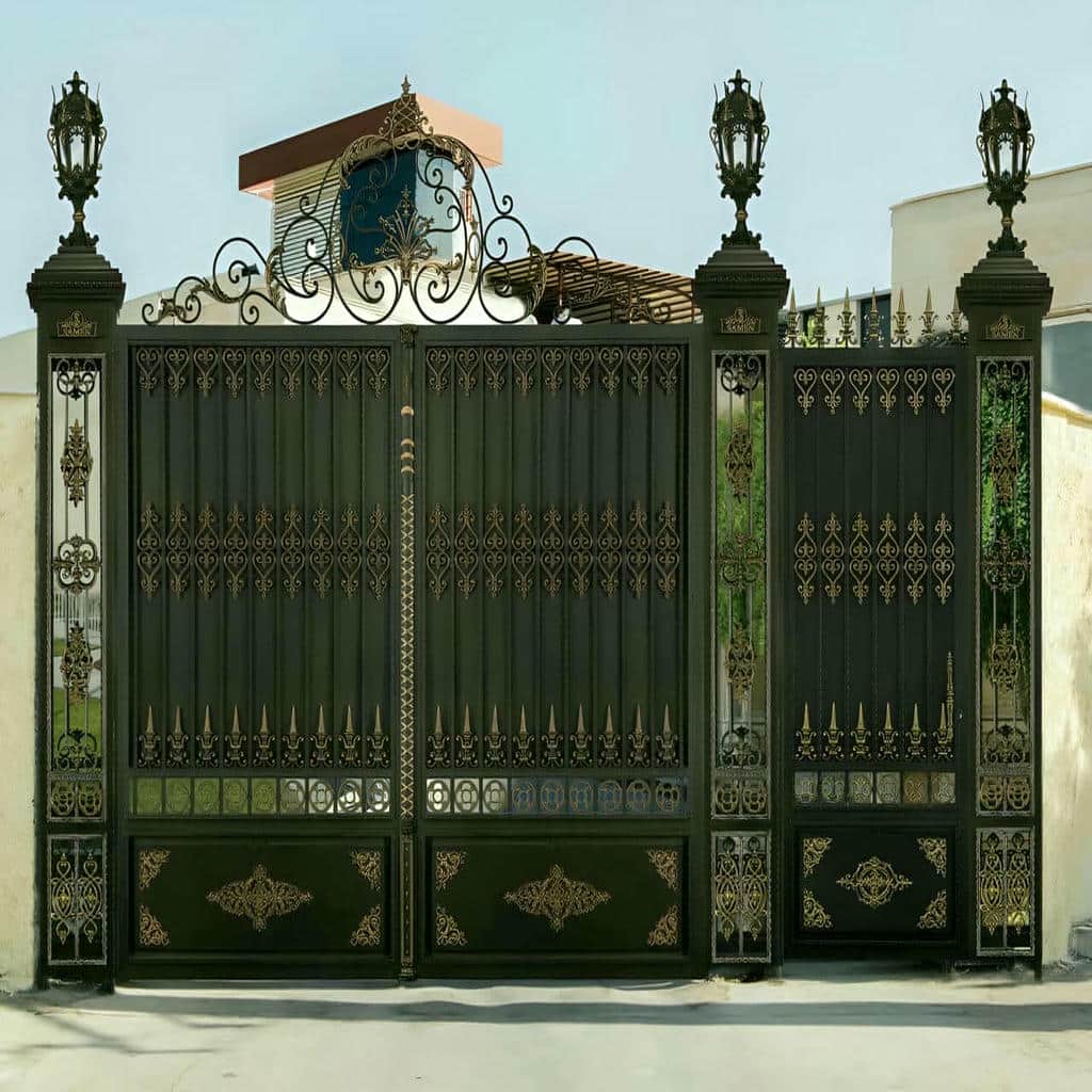 نصب درب حیاط ویلا مدرن در نیشابور نصب درب حیاط ویلا مدرن در نیشابور