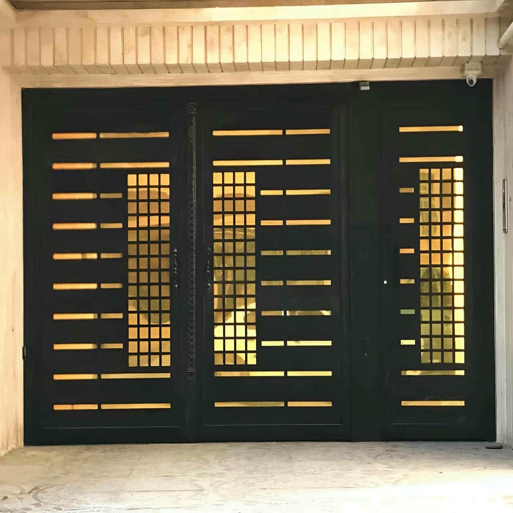 خرید درب حیاط ویلا مدرن در ملارد