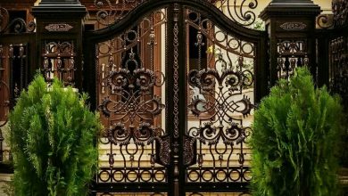 درب حیاط ویلا در آمل