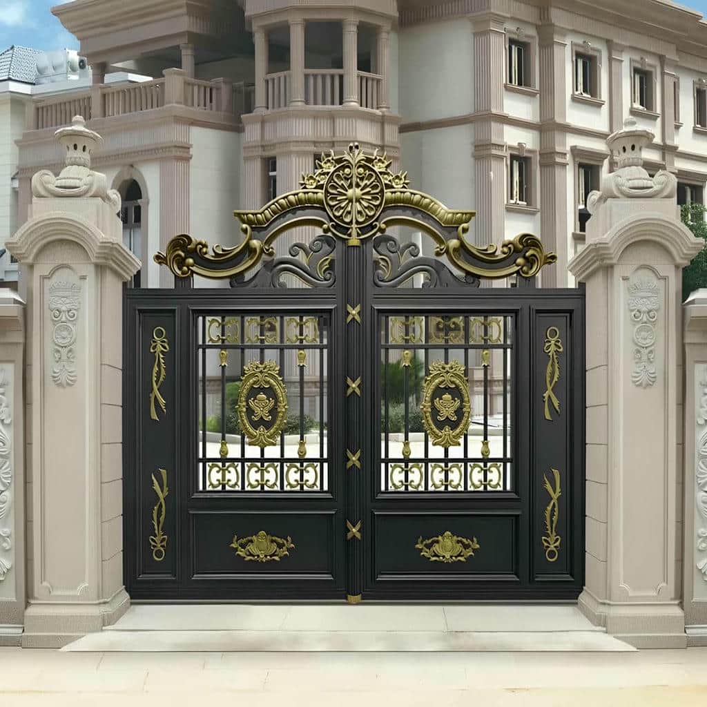نصب درب حیاط ویلا مدرن در استان مازندران نصب درب حیاط ویلا مدرن در استان مازندران