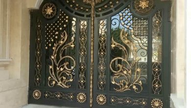 درب حیاط ویلا در مریوان