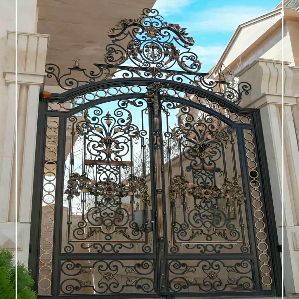 خرید درب حیاط ویلا مدرن در شهرکرد