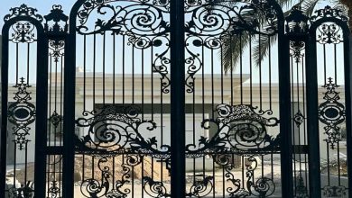 درب حیاط ویلا در هشتگرد