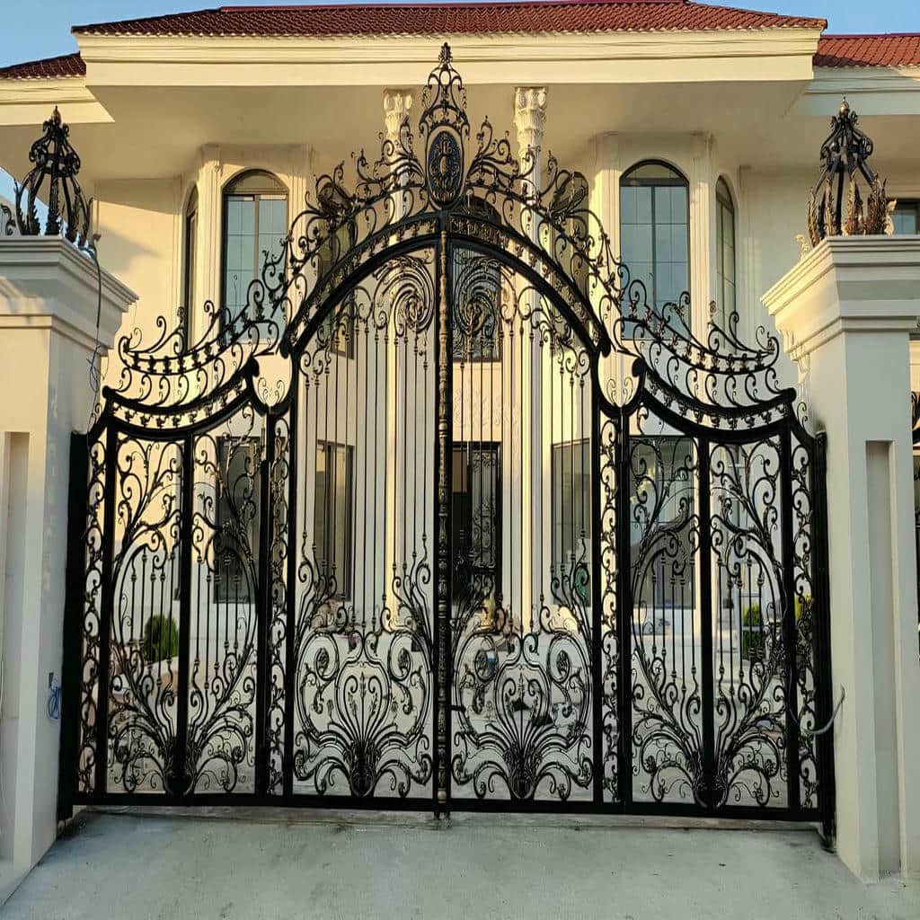 خرید درب حیاط ویلا آهنی در سبزوار