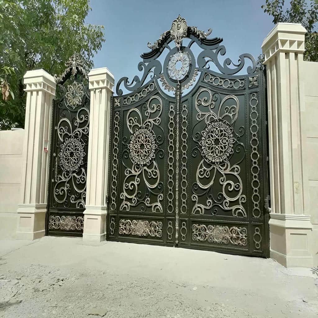 خرید درب حیاط ویلا آهنی در اهواز