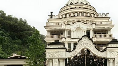 درب حیاط ویلا در اشتهارد