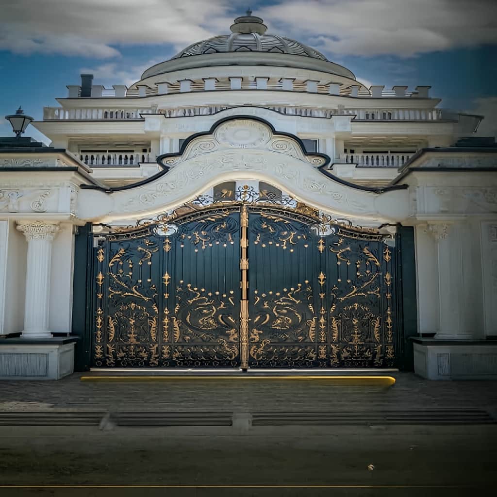 خرید درب حیاط ویلا مدرن در کیش