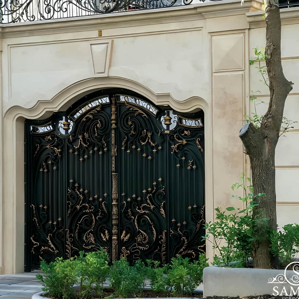 فروش درب حیاط ویلا فرفورژه در یاسوج فروش درب حیاط ویلا فرفورژه در یاسوج